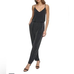 Eliza J Women's Metallic Spaghetti-Strap Jumpsuit (Sizes 14 & 16 available)
